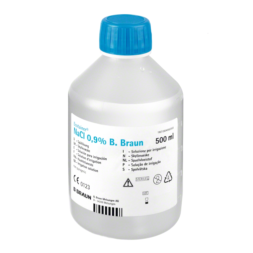 SERUM PHYSIOLOGIQUE -B. Braun - Ecotainer - NaCl 0,9 %