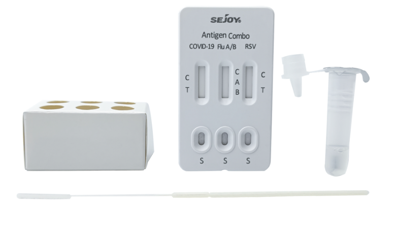 SARS-CoV-2 & Influenza 1/B & RSV Combo triplex   DLU 09/ 2027