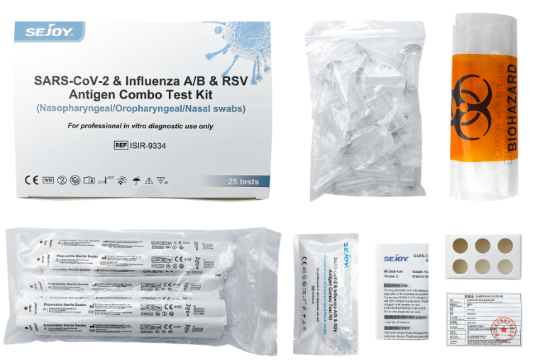 SARS-CoV-2 & Influenza 1/B & VRS Combo triplex   DLU 09/ 2027