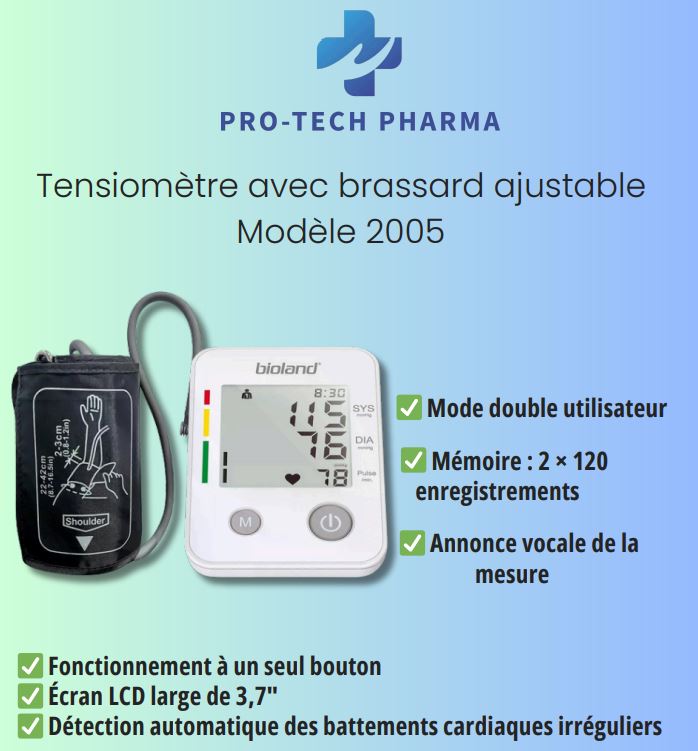 Tensiomètre brassard numérique