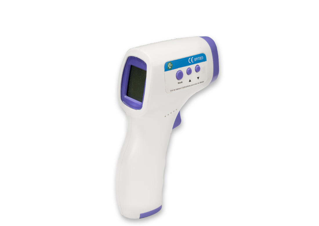 Thermomètre infrarouge 2-en-1 frontal et auriculaire - PEARL