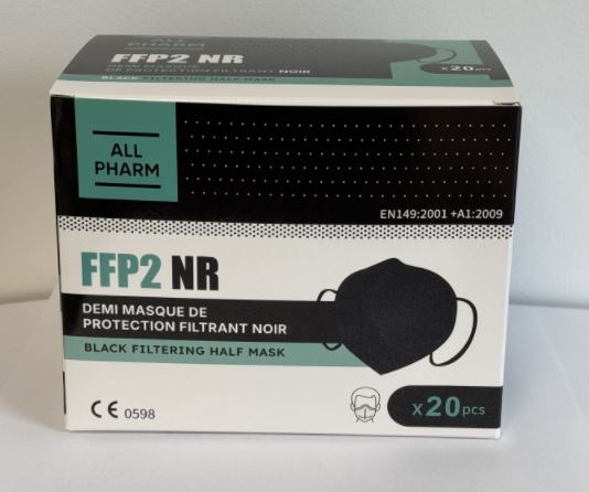 masque-ffp2-nr-noir-boite-de-20-masques-norme-en-149-2001-a1-2009
