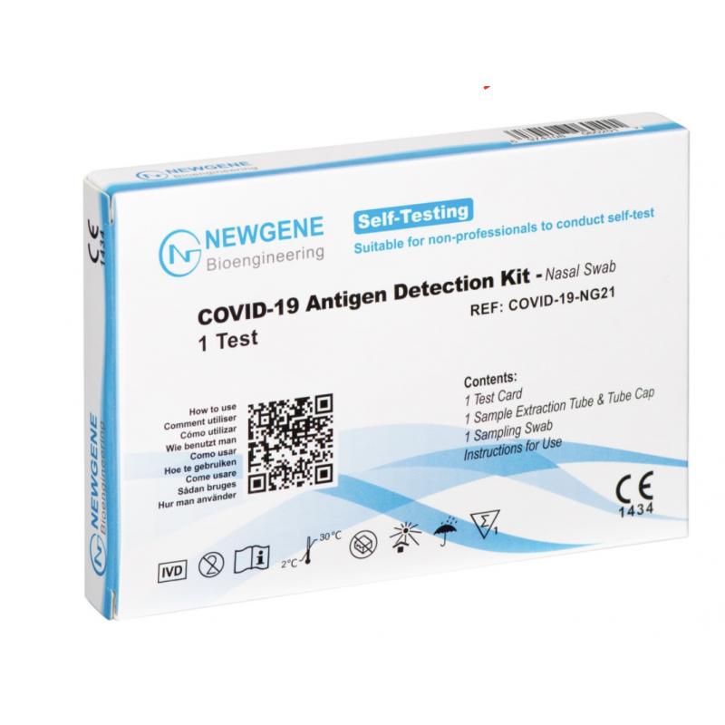Autotest Antigénique Nasal Covid-19 Newgene (kit 1 pièce)